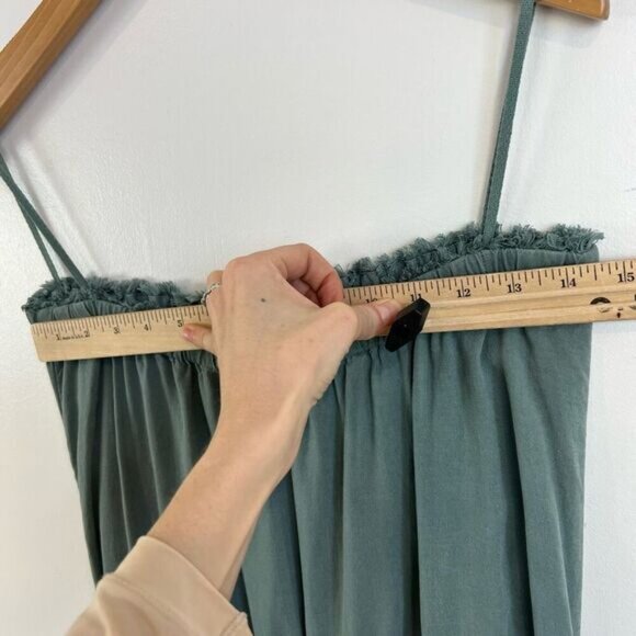 Bella Dahl Teal Strapless Jumpsuit - Picture 4 of 6